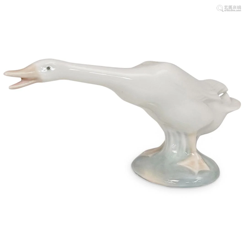 Lladro Goose Porcelain Figurine