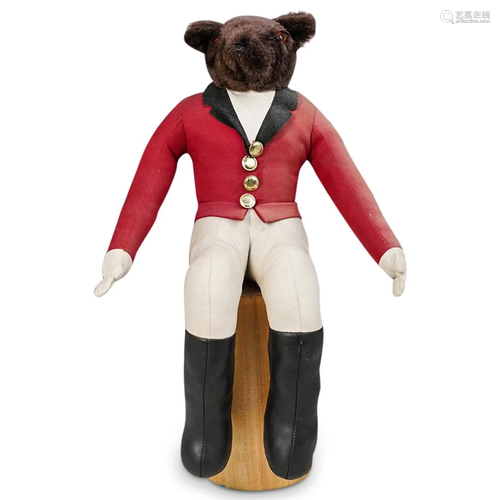 English Equestrian Fox Hunting Stuffed Monkey