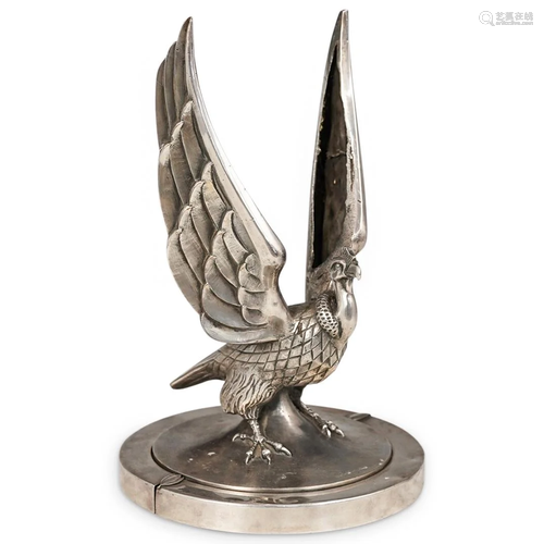 USSR Metal Bird Sculpture Figurine