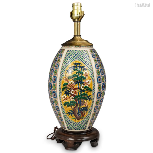 Imari Porcelain Lamp