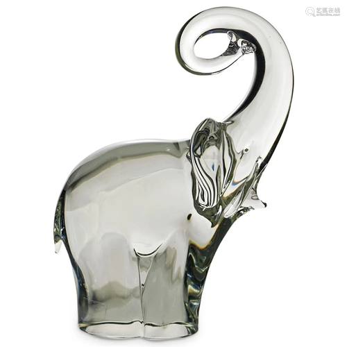 Oggetti Milano Crystal Elephant Figurine