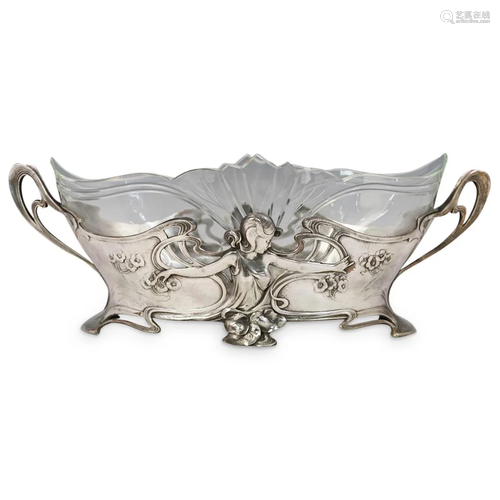 Art Nouveau Silver Plated Centerpiece