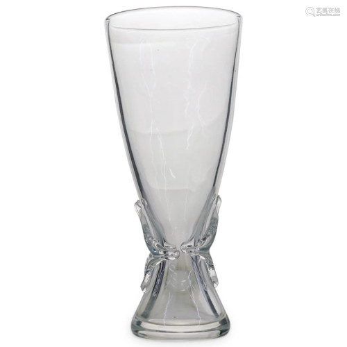Steuben Clear Crystal Vase