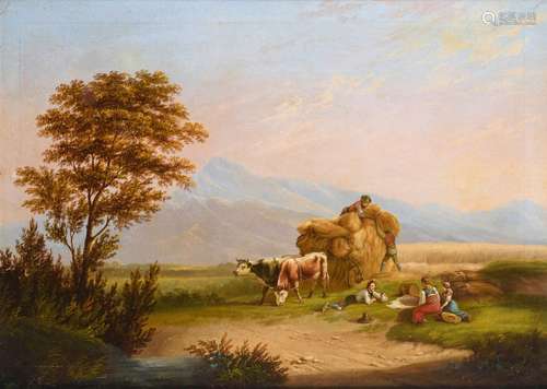 KATTERFELDT, Carl (1812 - 1881). Kornernte.