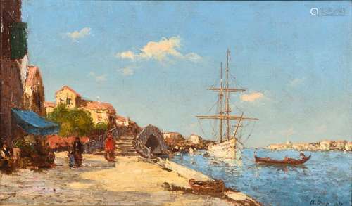 DUPRAT, Albert Ferdinand (1882 Venedig - 1974). Sonniges Ven...