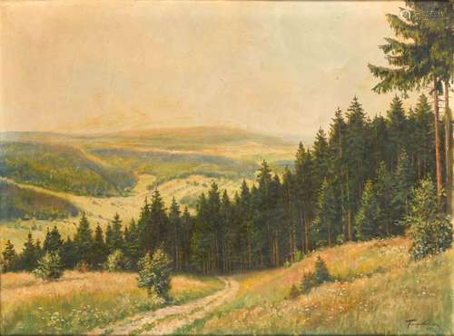 WATHAESTEL, Franz. Thüringer Landschaft.