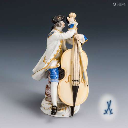 Kontrabassist. Meissen.