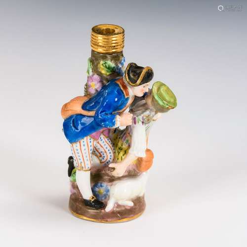 Flakon mit Schäferpaar. Meissen.