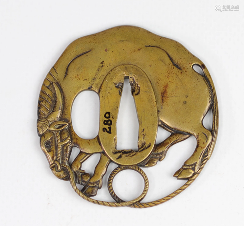 JAPAN EDO Period (1603 - 1868) Tsuba Provenance: