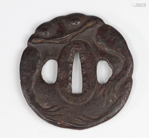 JAPAN EDO Period (1603 - 1868) Tsuba Provenance: