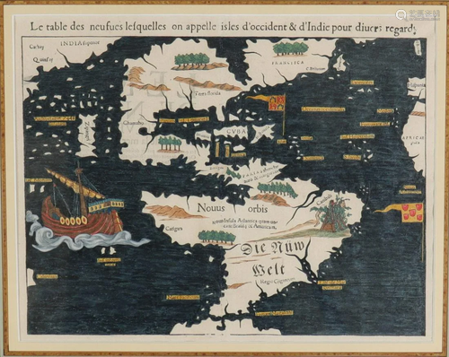 Sebastian MUNSTER (1488-1552) map