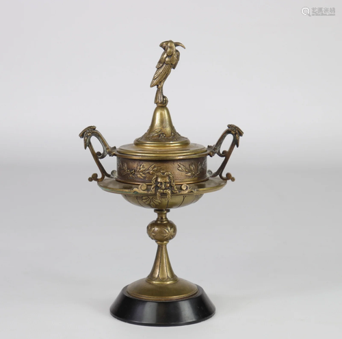 Napoleon III bronze caviar service