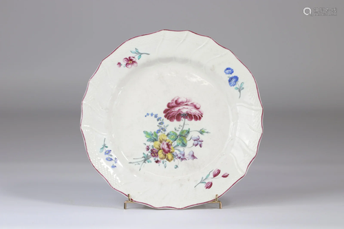 Tournai porcelain plate 18th