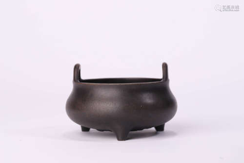 A Bronze Tripod Censer with Xuande Mark