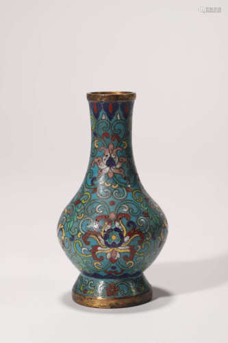 Cloisonné Enamel Bottle Vase