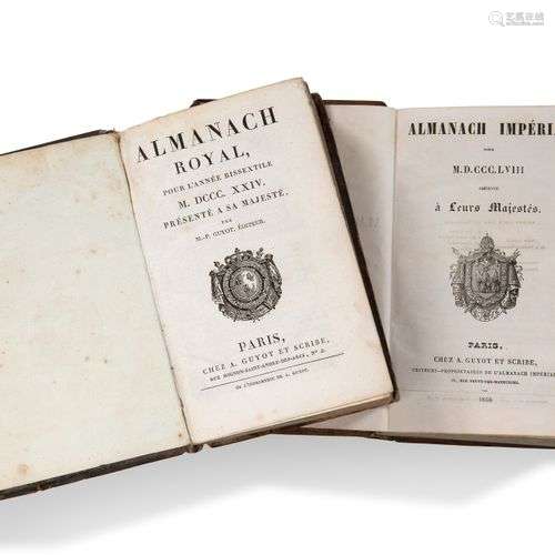 [ALMANACHS]- Almanach royal, pour l'année bissextile M.DCCC....