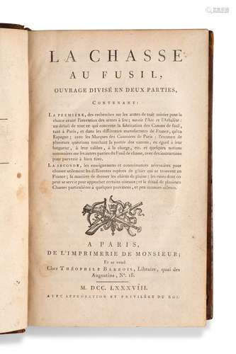 [CHASSE]. MAGNÉ de MAROLLES Gervais-François (1727-1795)La c...