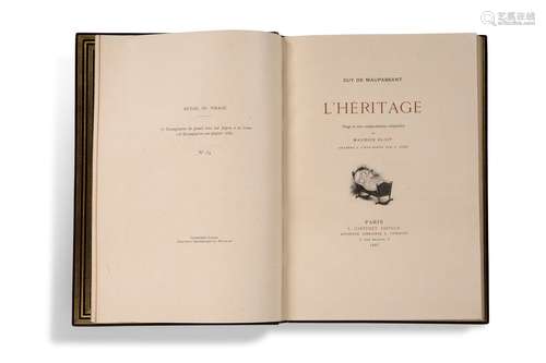 [ELIOT Maurice (1862-1945)] - MAUPASSANT Guy de (1850-1893)