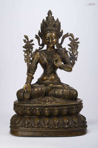 A Copper Alloy Figure Tara