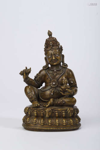 A Copper Alloy Figure of Padmasambhava