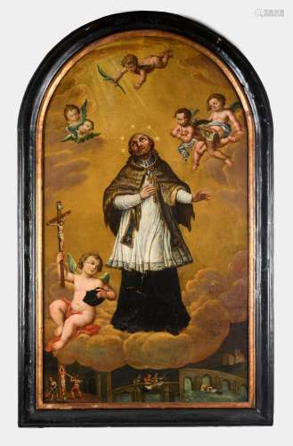 Religiöses Bildnis des heiligen Johannes Nepomuk.