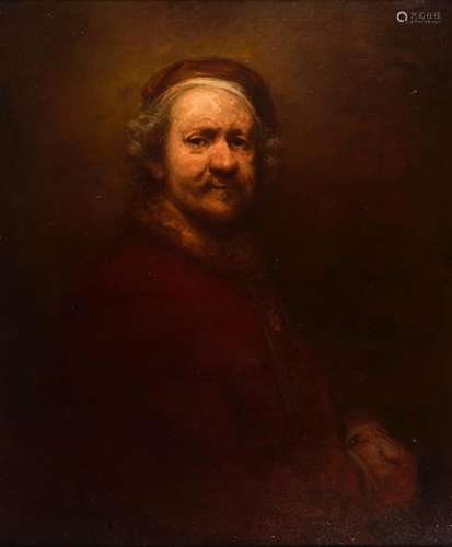 Rembrandt van Rijn - Kopie nach: Selbstbildnis.