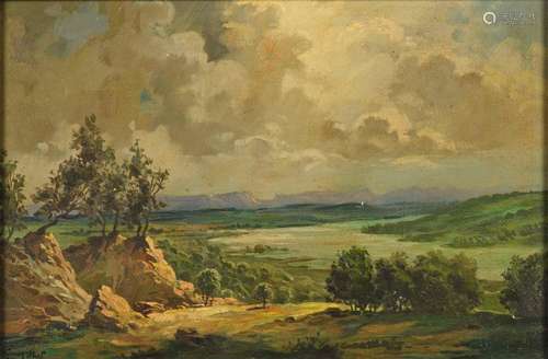 HEID, Franz. "Die Isar bei Föring".