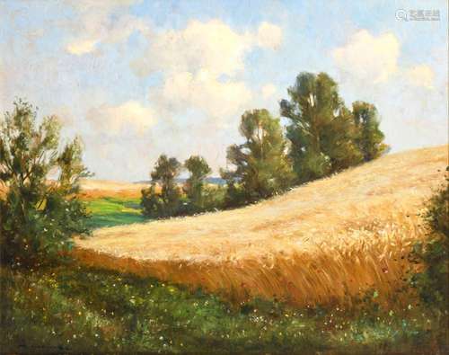 GREINKE, Hans (1891 Berlin - 1960 Weimar). Kornfeld im Sonne...