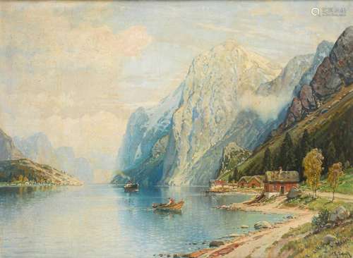 SCHMITZ, Carl Theodor. "Fjord".