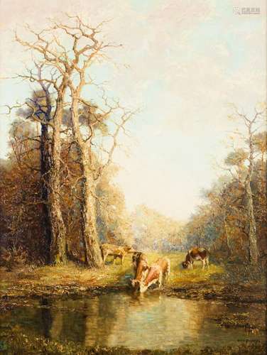 PIPPEL, Otto (1878 Lodz - 1960 München). Waldlandschaft mit ...