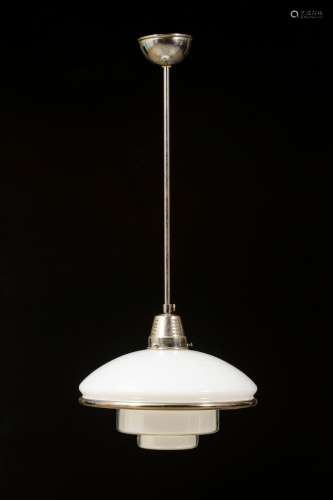 Deckenlampe, Entwurf C.F. Otto Müller. Sistrah-Licht, Stuttg...