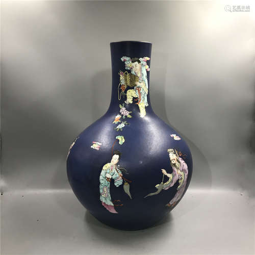 large chinese  famille rose vase ,H46cm