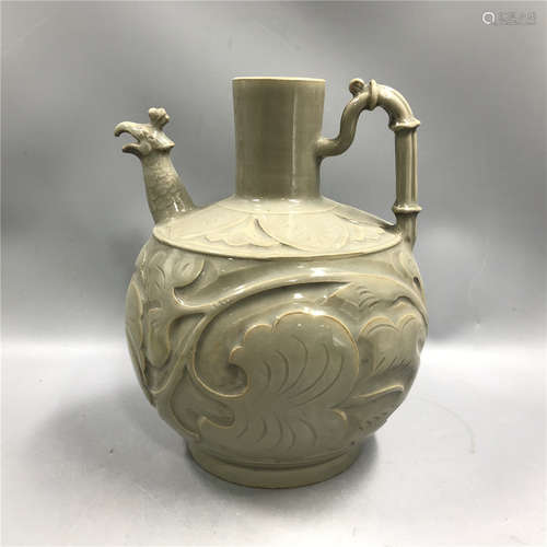 chinese celdon tea pot ,H 22cm