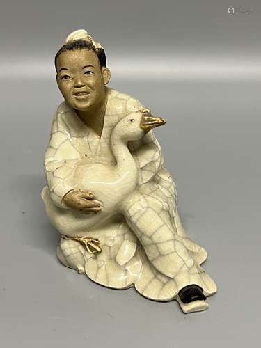 chinese porcelain figures ,H12.5cm