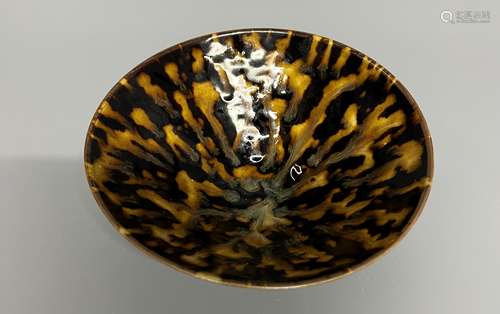 chinese hair fur porcelain bowl ,D16 cm H 6.5cm