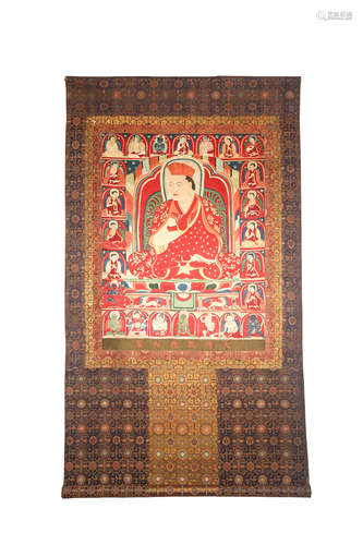 A THANGKA OF GURU