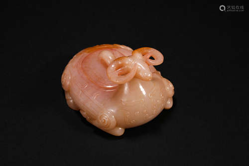 Han Dynasty Hetian Jade Sheep-shaped Brush Wash