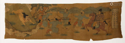 Liao Dynasty Linen Hunting Painting