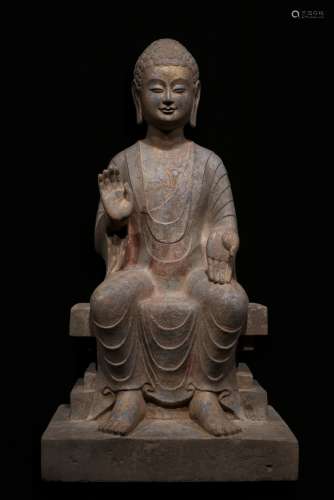 Northern Wei Dynasty, stone made of Qingzhou Buddha statue