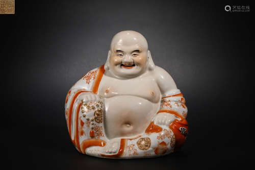 Qing Dynasty Pastel Miller Buddha
