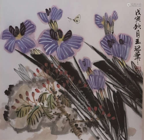 王玉珏 -- 花卉
（1937-）河北人，历任广东画院院长，一级美术师，擅花...