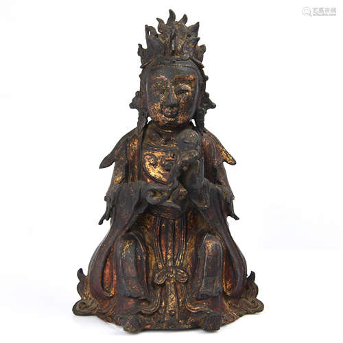 15th Century - Bronze, clay, gold, Xia Yuan Jun