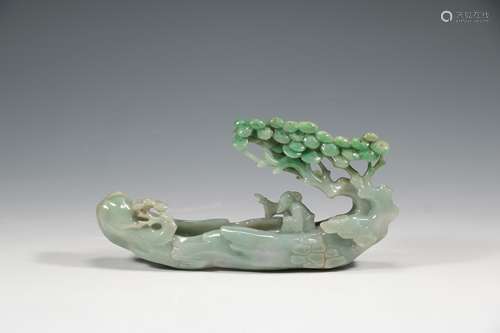 Qing - Jade figure ornaments