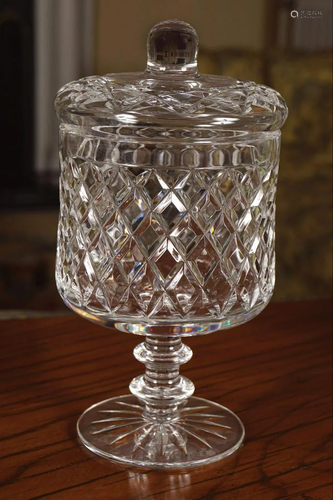 CAVAN CRYSTAL BISCUIT BARREL