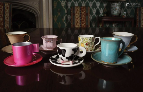 7 ASSORTED CHINA CABINET CUPS