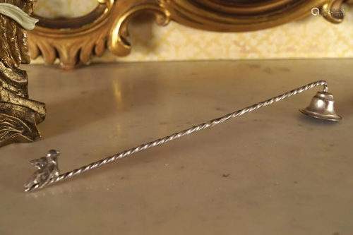 SILVER PLATED CANDLE SNUFFER