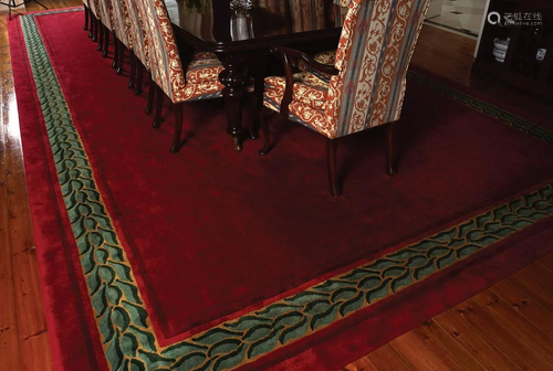 LARGE HANDMADE GALWAY CARPET