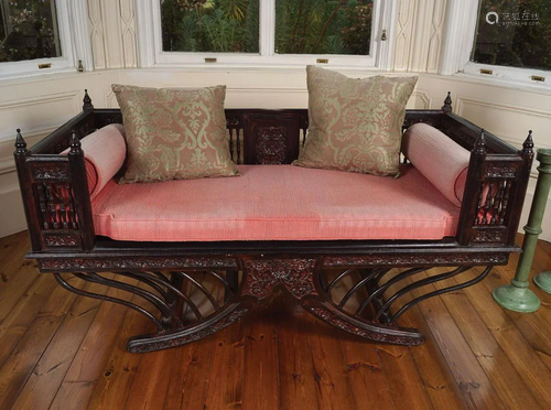 19TH-CENTURY INDIAN ELEPHANT CHAIR (HOWDAH)