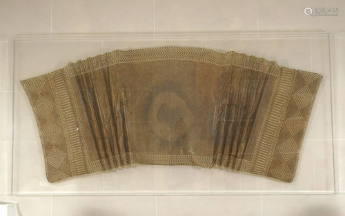 19TH-CENTURY INDIAN EMBROIDERED SHAWL