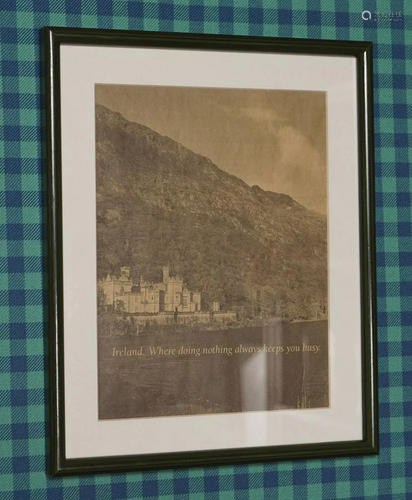 PHOTOGRAPHIC PRINT OF KYLEMORE ABBEY